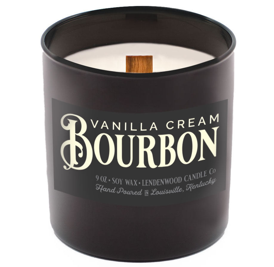 Vanilla Cream Bourbon Scented Soy Candle