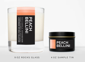 Peach Bellini Scented Soy Candle