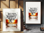 Load image into Gallery viewer, I'll Take My Whiskey Neat Art Print

