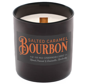 Salted Caramel Bourbon Scented Soy Candle