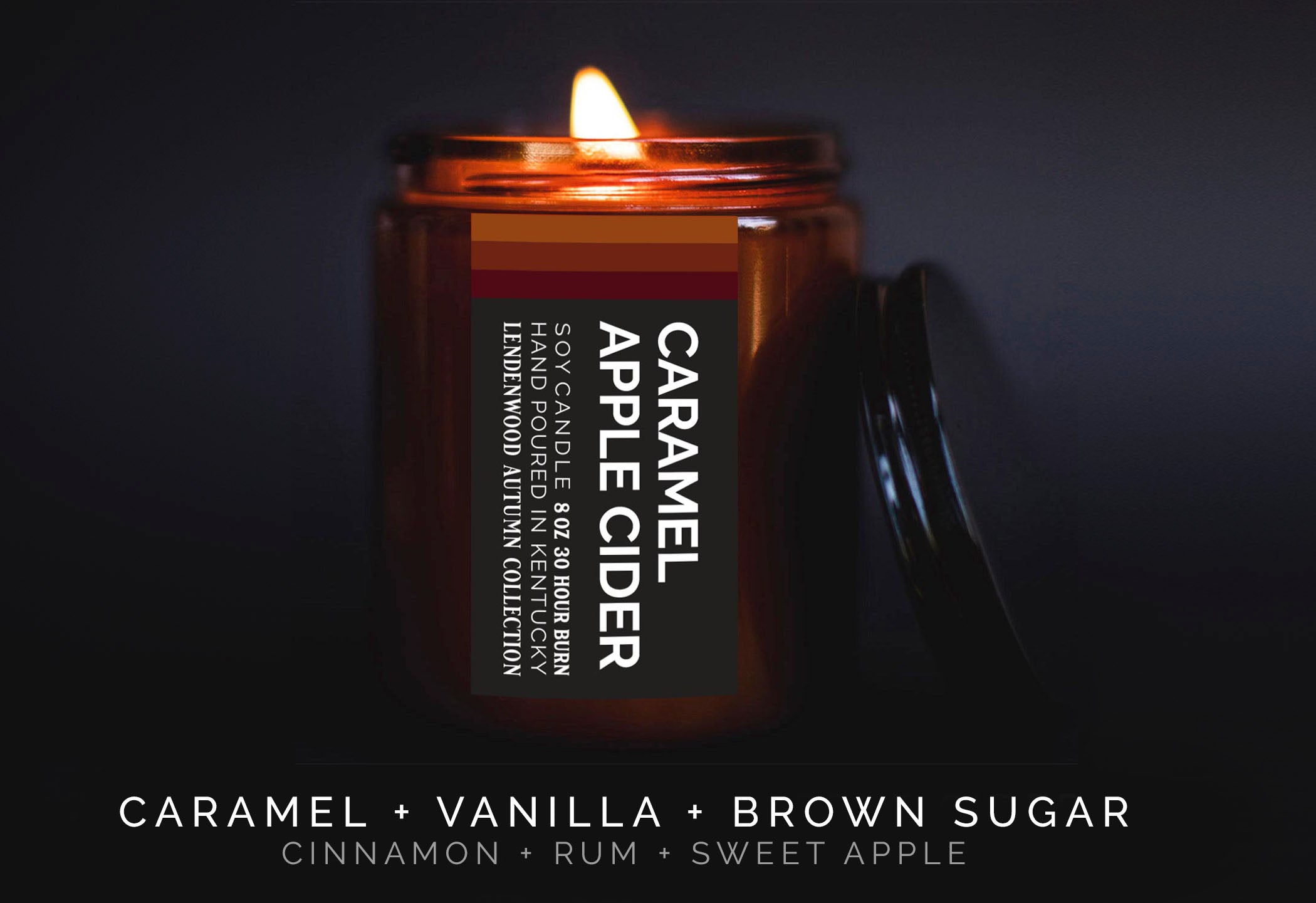 Caramel Apple Cider Fall Candle