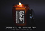 Load image into Gallery viewer, Smoked and Salted Caramel Whiskey Scented Fall Candle
