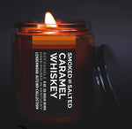 Load image into Gallery viewer, Smoked and Salted Caramel Whiskey Scented Fall Candle
