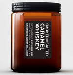 Load image into Gallery viewer, Smoked and Salted Caramel Whiskey Scented Fall Candle
