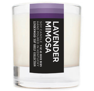 Lavender Mimosa Scented Soy Candle
