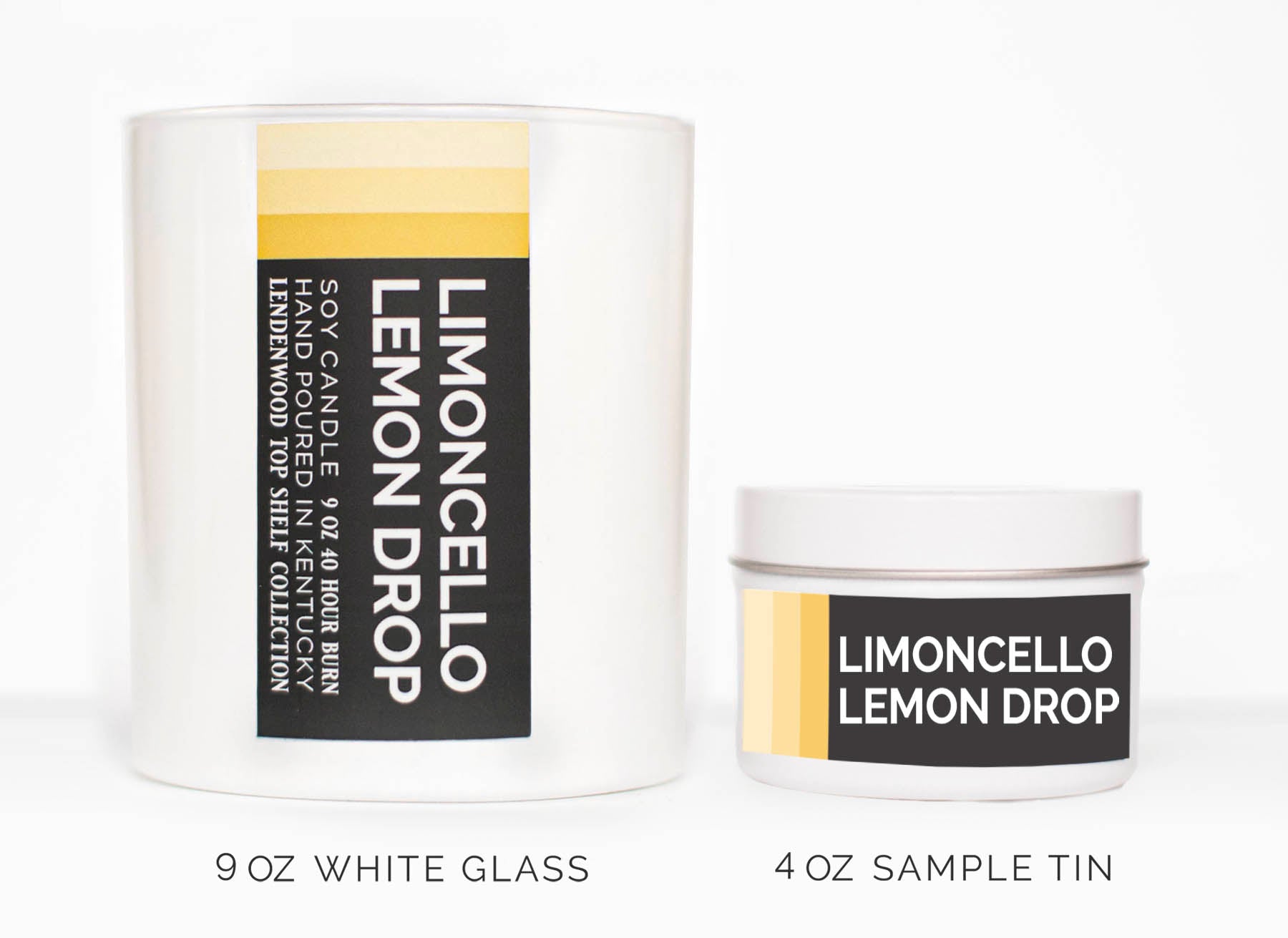 Limoncello Lemon Drop Scented Soy Candle