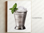 Load image into Gallery viewer, Mint Julep Cocktail Art Print
