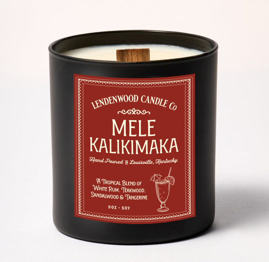 Mele Kalikimaka Holiday Candle
