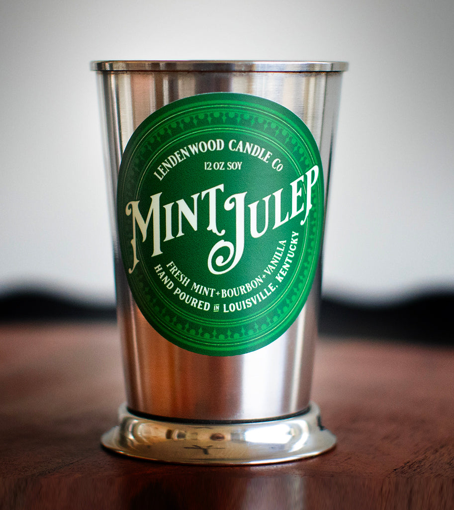 Mint Julep Bourbon Scented Soy Candle