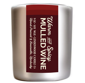 Mulled Wine Holiday Scented Soy Candle