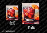 Load image into Gallery viewer, Negroni Please Cocktail Art Print
