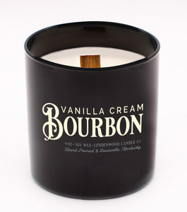 Vanilla Cream Bourbon Scented Soy Candle