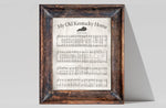 Load image into Gallery viewer, My Old Kentucky Home Vintage Music Sheet Art Print
