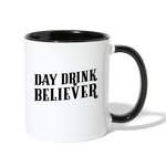 Load image into Gallery viewer, Day Drink Believer Coffee Mug - white/black
