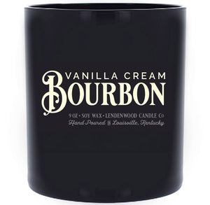 Vanilla Cream Bourbon Scented Soy Candle