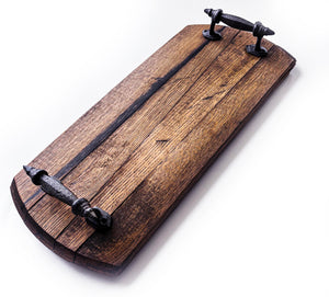 Kentucky Bourbon Barrelhead Tray