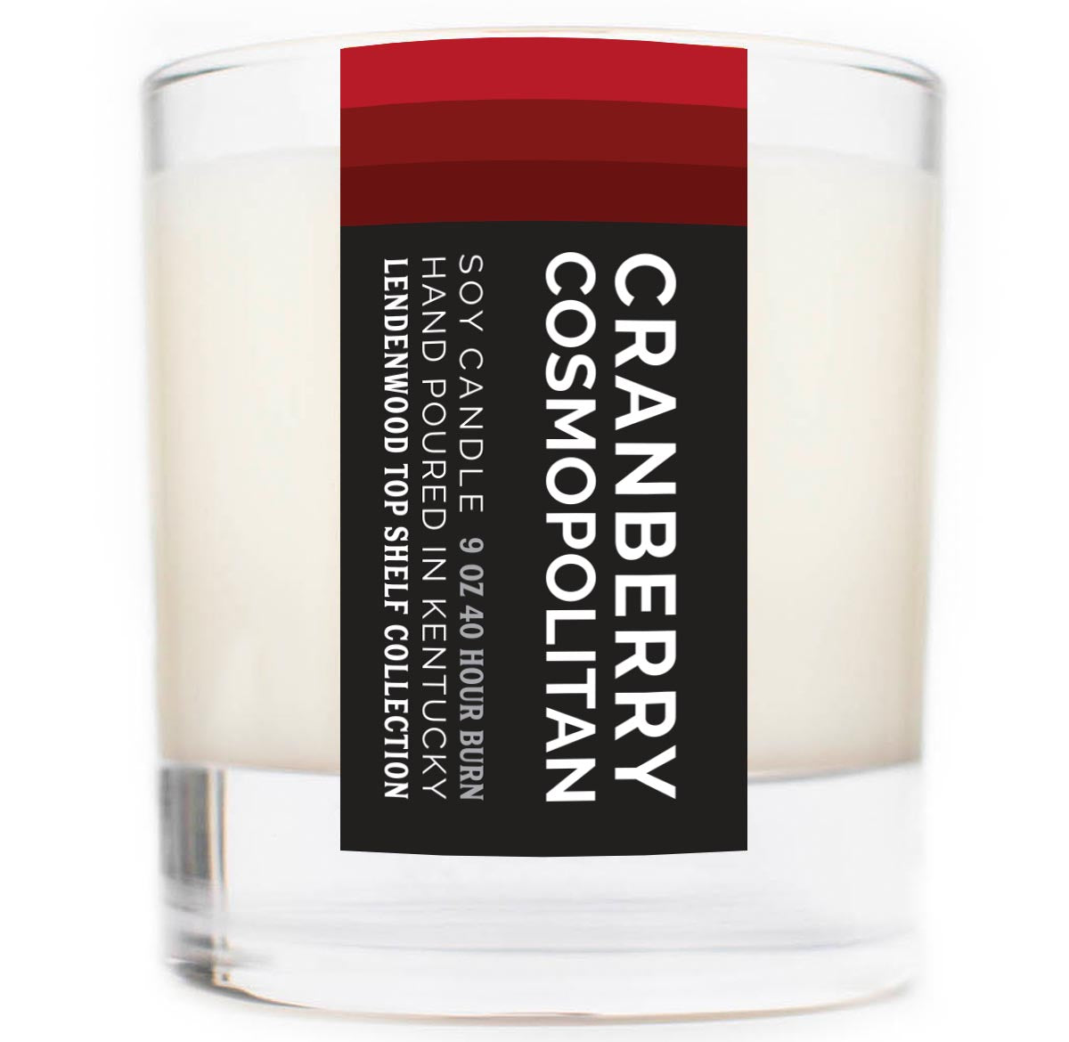 Cranberry Cosmopolitan Scented Soy Candle