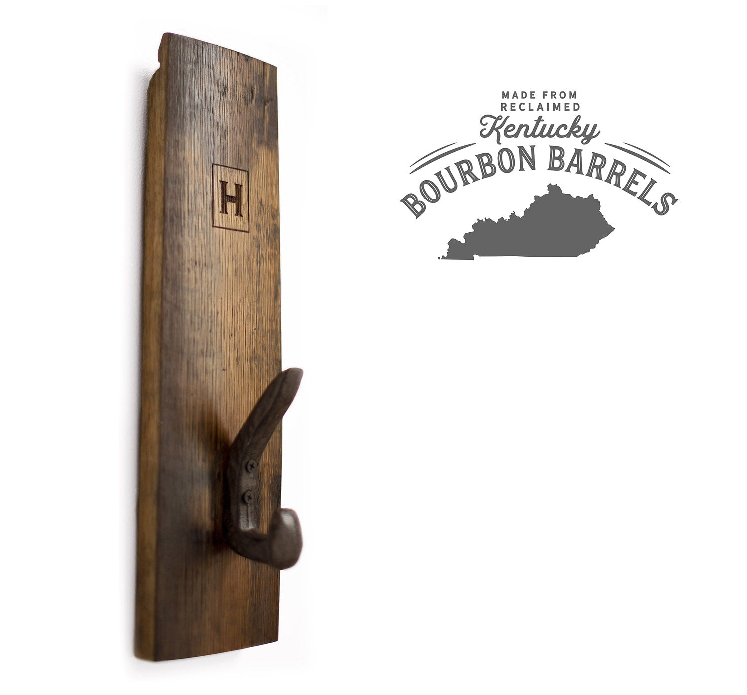 Engraved Kentucky Bourbon Stave Hanger