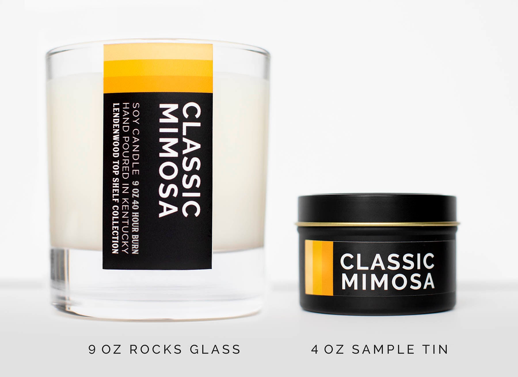 Mimosa Scented Soy Candle