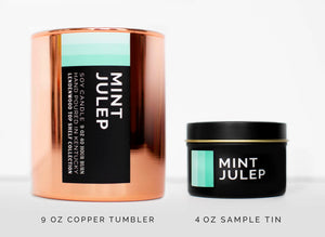 Mint Julep Bourbon Scented Soy Candle