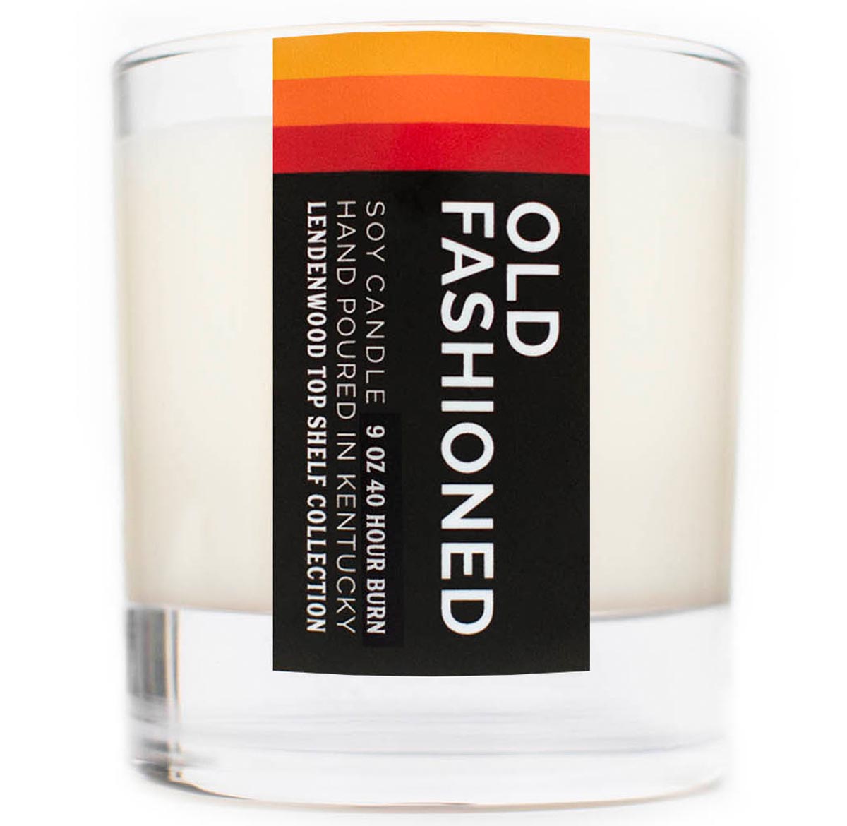 Old Fashioned Bourbon Scented Soy Candle