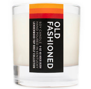 Old Fashioned Bourbon Scented Soy Candle