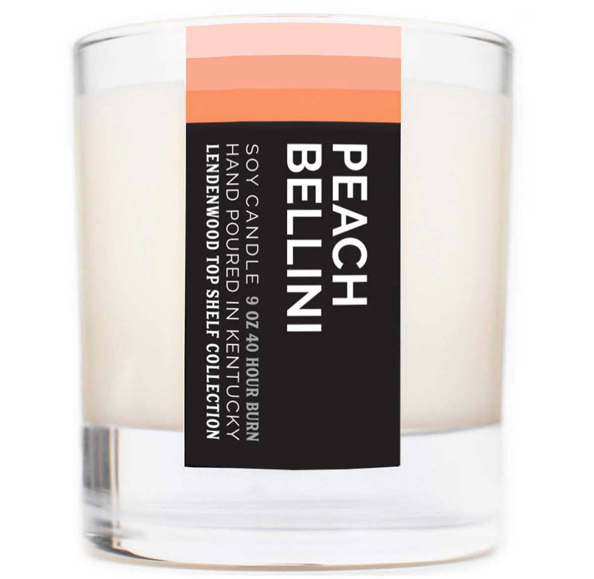 Peach Bellini Scented Soy Candle