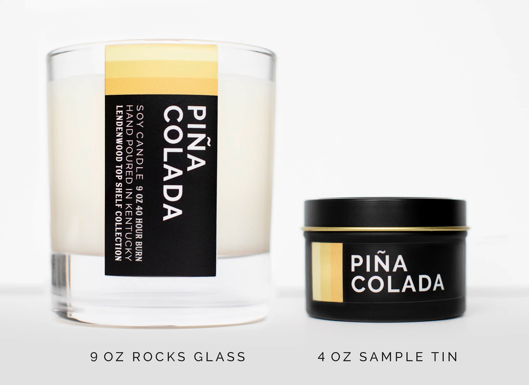 Pina Colada Scented Soy Candle