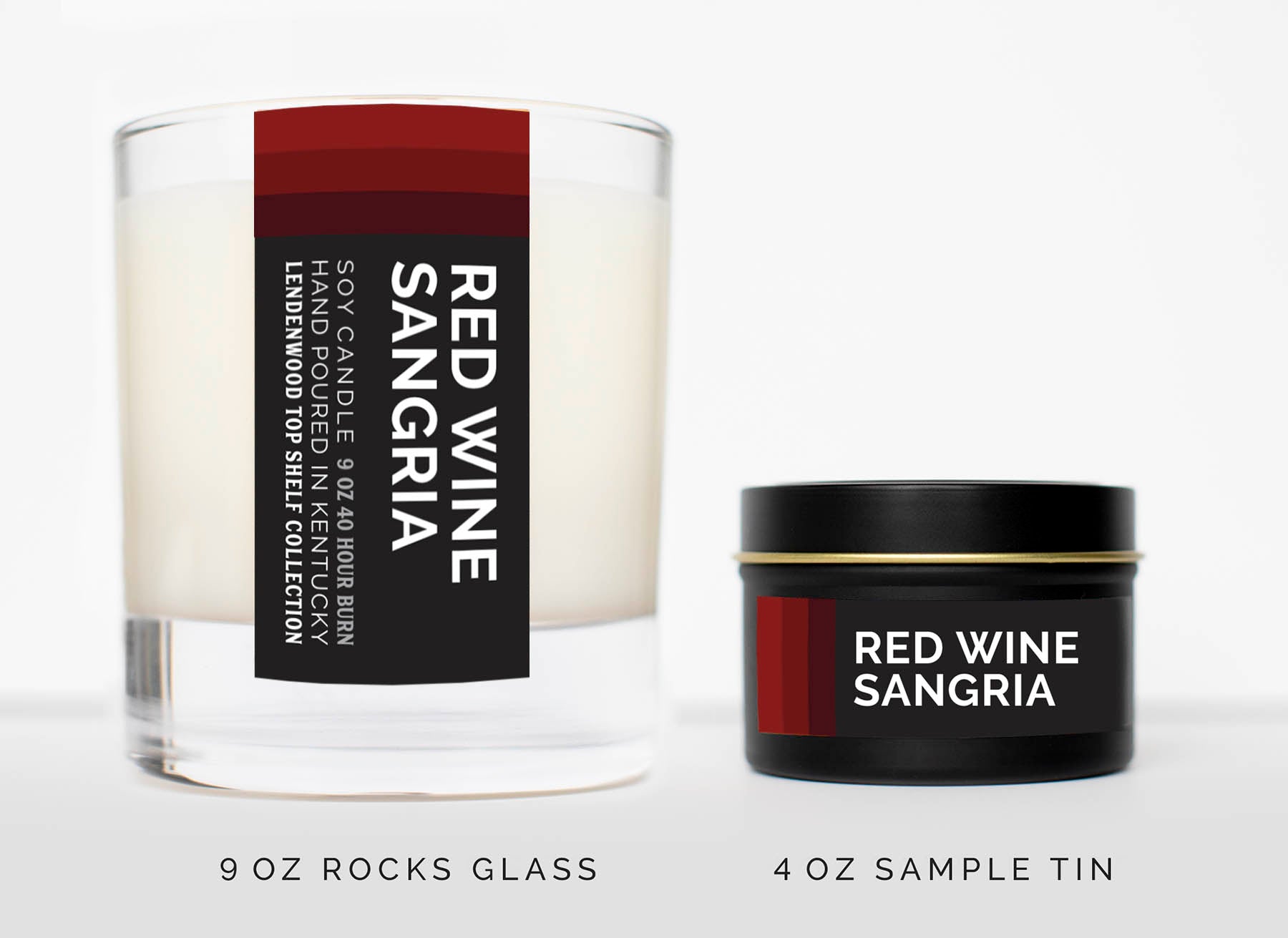 Red Wine Sangria Scented Soy Candle