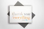 Load image into Gallery viewer, Thank You (for Everything) Card

