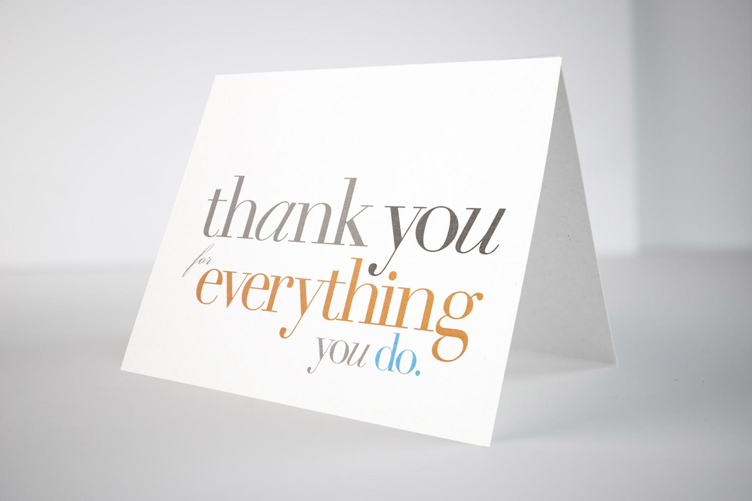 Thank You (for Everything) Card