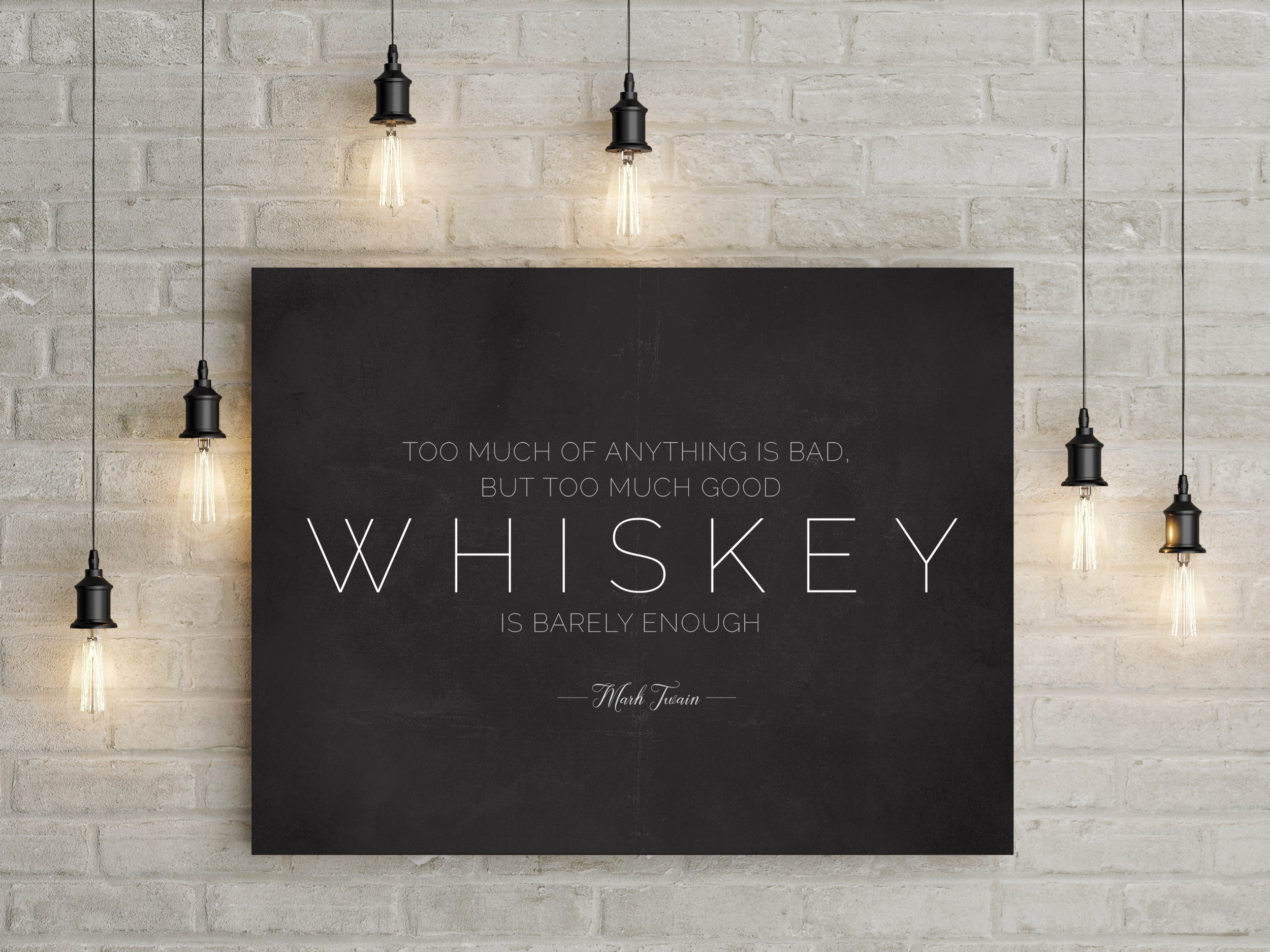 Whiskey Twain Canvas