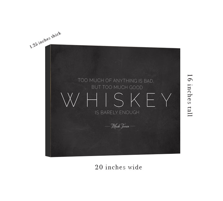 Whiskey Twain Canvas