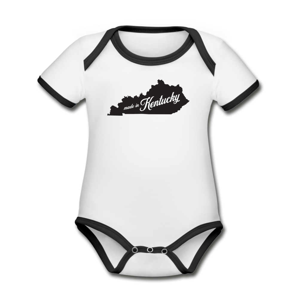 Made in Kentucky Baby Onesie - white/black
