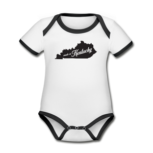 Made in Kentucky Baby Onesie - white/black