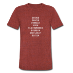 Load image into Gallery viewer, Unisex Tri-Blend T-Shirt - heather cranberry
