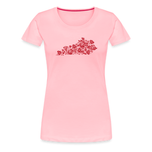 Kentucky Rose Pink Fitted TShirt - pink